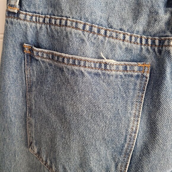 Madewell Jeans Womens Size 27 Classic Straight High Rise Crop Distressed - Picture 7 of 12